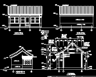 四合院建筑设计图纸免费下载 - 建筑户型平面图 - 土木工程网